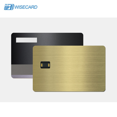 Wisecard WCT Smart Credit Card Metallic NFC Cards For Digital Signature Authentication