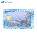 Cloth Printing PVC Smart Card , PVC Chip Card Customized Size