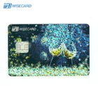 Business PVC Smart Chip Card Card With Color Gold Printing