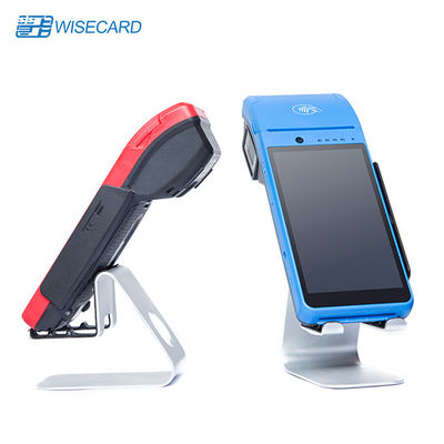 2480MHz Wisecard Handheld Point Of Sale Terminal 2GB LPDDR3 With Printer
