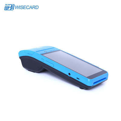 7.4V 5800mAh Handheld Pos Machine 16GB EMMC PCI 3.0 Bluetooth Pos Terminal