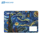 WCT Metal Business Smart RFID Card CR80 Silkscreen printing Customized color