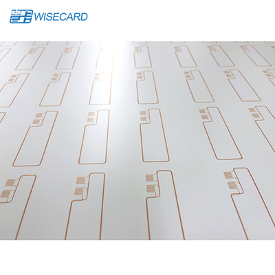 Wisecard LF / HF / UHF Chip RFID Prelam Inlay For EMV Smart Card
