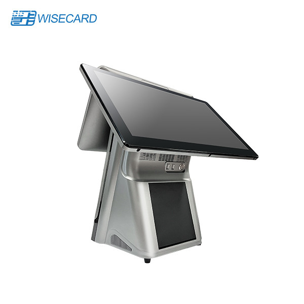 Wisecard WCT-C1 Dual Screen POS Machine 15.6 Inch Touch POS Terminal Desktop