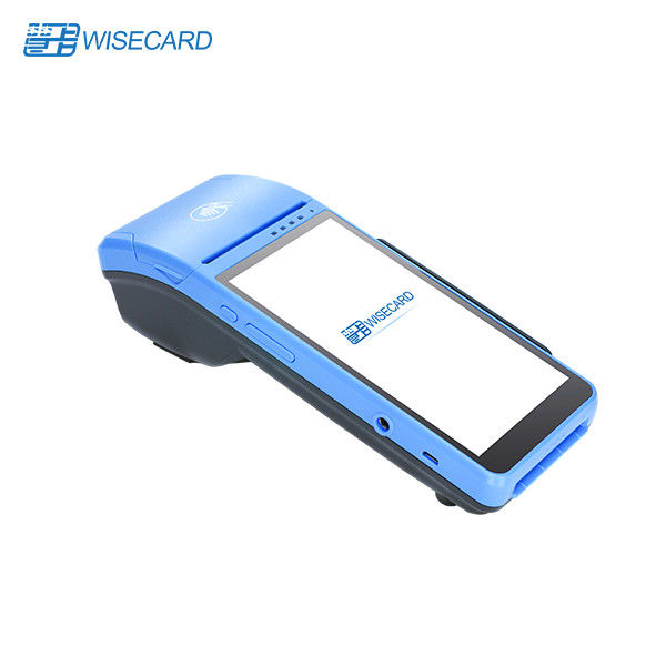 Blue Smart POS Terminal , 5.5 Inch Handheld Mobile POS Terminal
