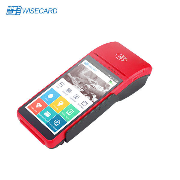 Fingerprint 4G Android POS Terminal , Handheld Android POS Device