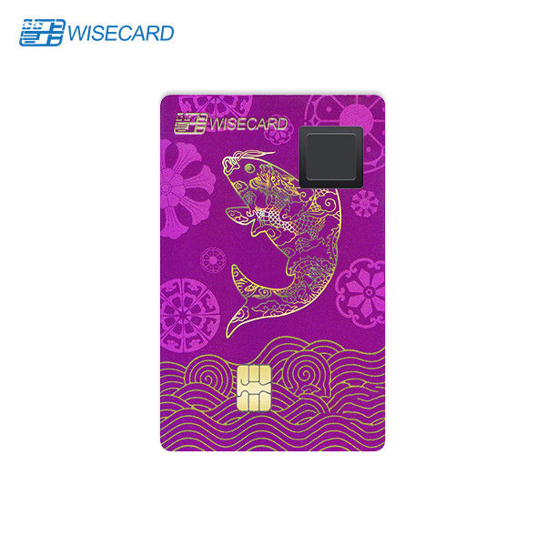 High Secured Fingerprint Smart Card With Chip Magstripe RFID