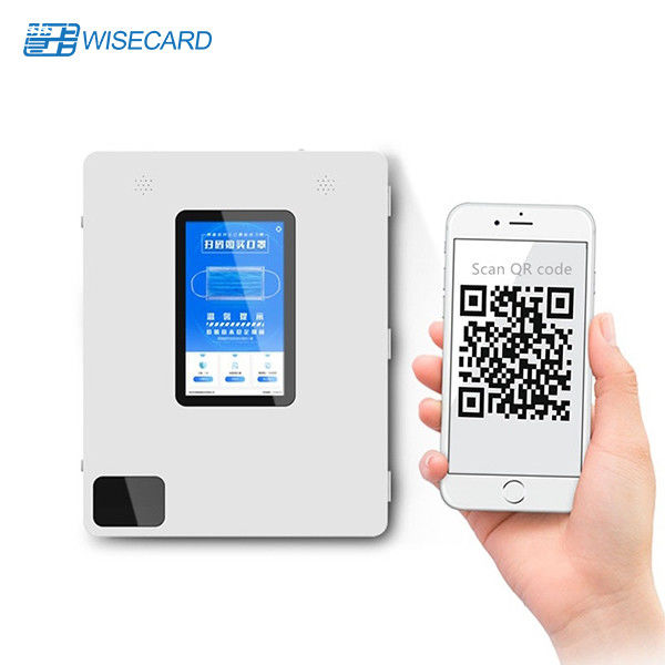 Wall Mounted Self Service Kiosk Machine , Mask Self Service Payment Terminal