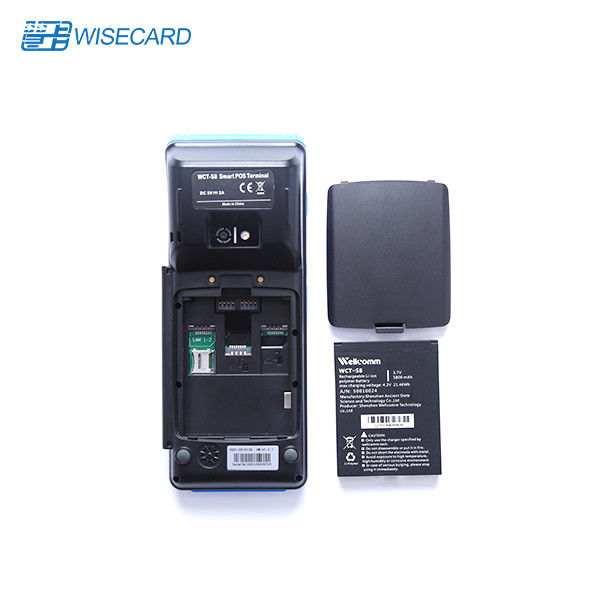 PBOC 5.5 Inch Android POS Terminal Portable 5800mAh WIFI Communication