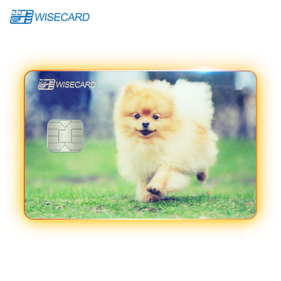 ISO7810 Payment Card with 144 Bytes and LED Edge Glow