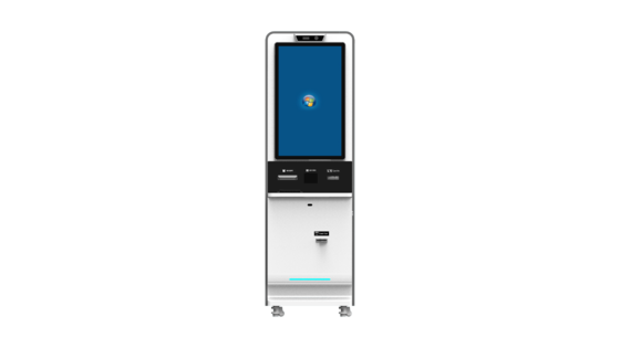 Wisecard WCT K-530 32-inch Smart Teller Machine with Intel i5 Processor and 8GB Memory for Instant Card Issuance and Account Services